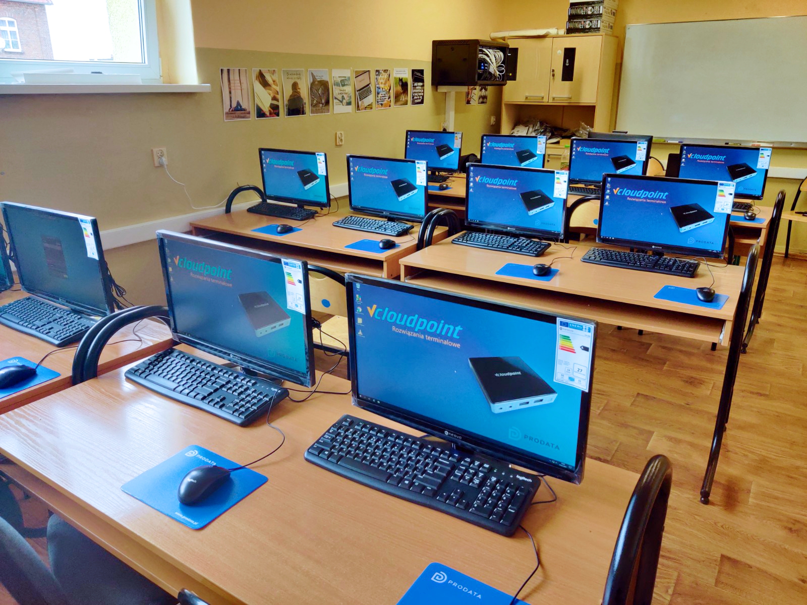 Pracownia terminalowa - terminale vCloudPoint w Szkole Podstawowej w Czempiniu